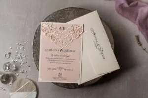 Code: IK8377 - Premium Hochzeitseinladung