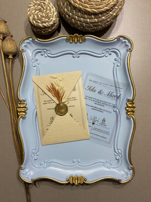 3. season - Code: 1027 - Wedding invitation