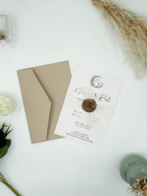 5. season - Code: 5014 - Wedding invitation